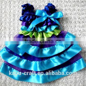 Girls Ruffle Dress Baby Clothes Online photo-2