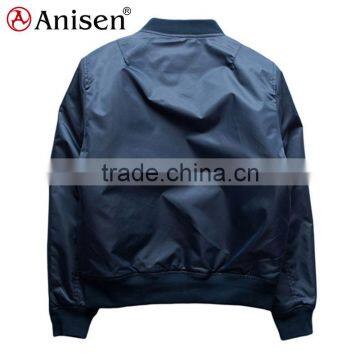 Oem Service Waterproof Taffeta Bomber Men Coat photo-6