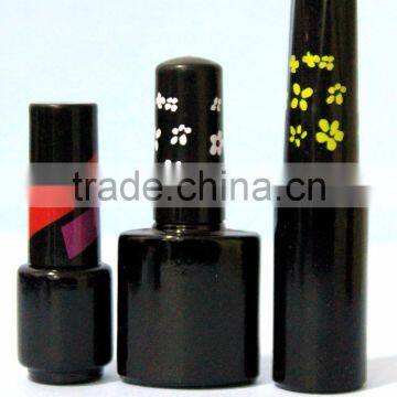 UV Pro Coated Nail Polish Bottle for Gel Polish,Black Premium Coated Glass Bottle Manufacturers photo-4