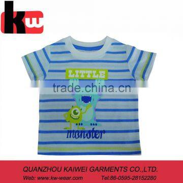 2014 New Design Wholesale Famous Cartoon Print Baby Shirts From Kids Clothes Factory