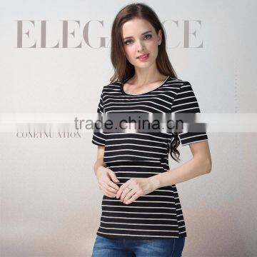 Summer Wholesale Maternity T-shirts for Pregnant Women Cotton Breathable Nursing Tops Outdoor Breastfeeding Clothing photo-4