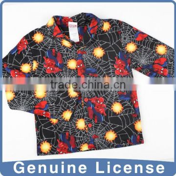 Spider man Printing fire prevention sleep wear kids sleeping wear