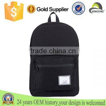 All Black 20L Backpack black polyester and nylon backpack