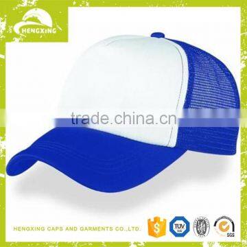 Hot selling wholesale outdoor men's flat 5 panel foam mesh trucker hat cap snapback foam caps hat