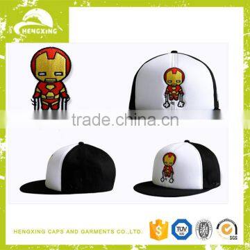 5 Panel Snapback Print Foam Flat Bill Mesh Trucker Hat