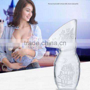 New Silicone Breastfeeding Pump/Milk Pump Suction Bottle/Breast Milk Pump With Lid photo-3