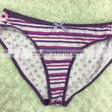 Top Brand Hot Images Smart Women Sexy Bra and Panty Set Print Dot Push up Bra Classic Design photo-3