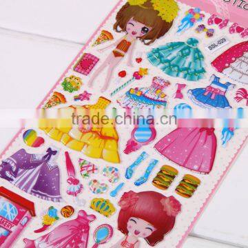 Children Puffy Sticker ,multcolor Tool Stikcer Bubble DIY Sticker for Education Carton Sticker photo-5