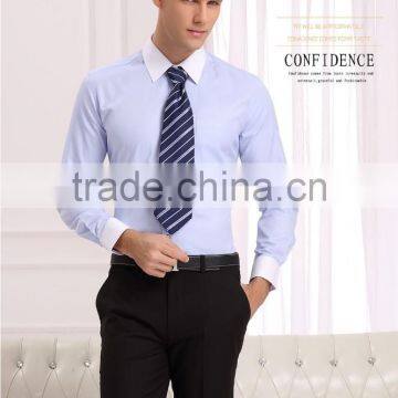 Men's Business Slim Fit Long Sleeve Shirt of Good Quality (DSHM104) photo-5
