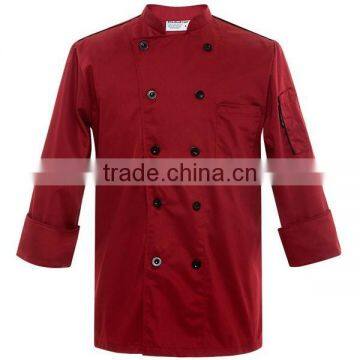Double Breasted Chef Coat With Folded Cuff photo-5