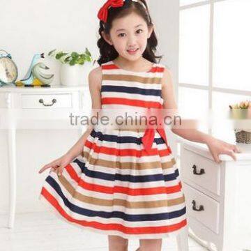 Flower Girl Dresses Children Frocks Design Stripe Tutu Dress 2015 New Design Fashion Baby Dress Children photo-5