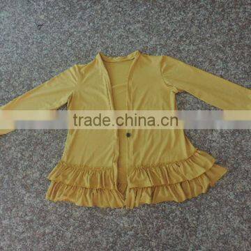 Wholesale 2016 Womans Jackets Super Cotton Ruffle Design Blouse Womans Spring Jackets photo-5