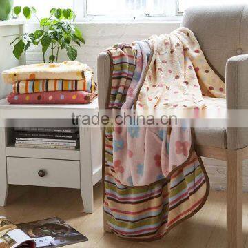100% Polyester Coral Fleece Fabric(KN-BL-11)