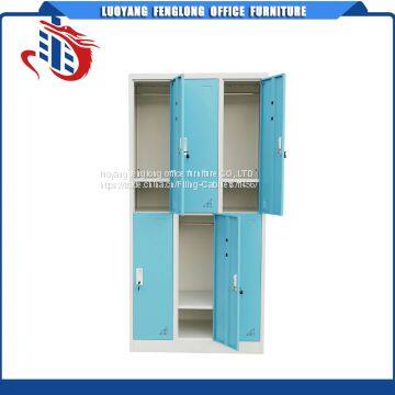 Hot Selling Home Storage Cabinet Colorful Steel 6 Door Gym Locker for Changing Room photo-4