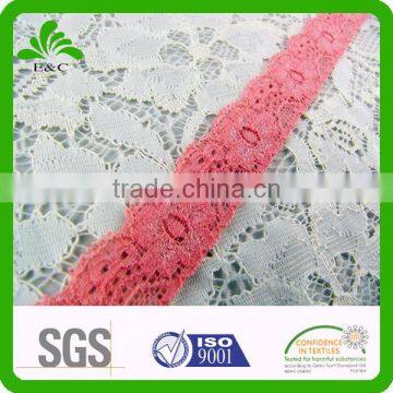 New Design Narrow Elastic Lace Trim for Lingerie /Underwear