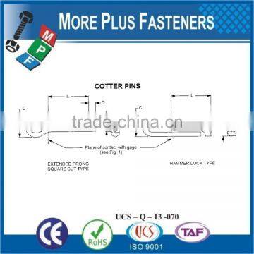 Made In Taiwan Hard Taper Dowel and Groove Clevis and Cotter Pin photo-2