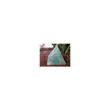 Natural Green Fluorite Carving Crystal Pyramids