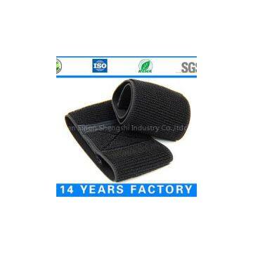 30mm Elastic Hook And Loop Fasteners For Bandage Black 100% Nylon