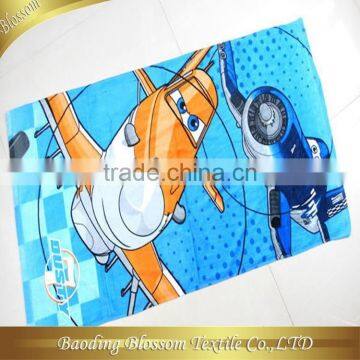 double sided plush microfiber bath towel 80% polyester and 20% polyamide microfiber bath towel with digital sublimation printing