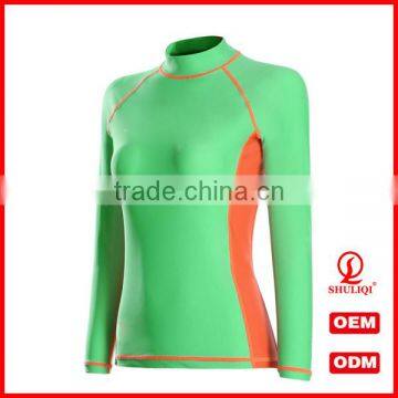 High quality rash guard /custom printed rash guard china factory H-1357