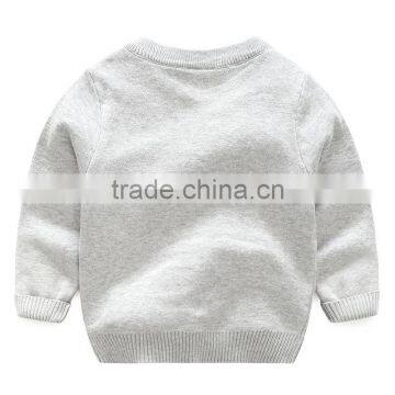 Autumn Spring and Winter Baby Wool Embroidery Knitting Design Sweater photo-3