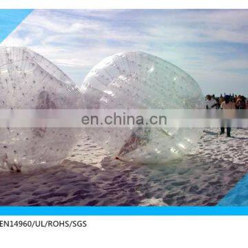 high quality inflatable climb in ball/body zorb ball for Sandy beach/Wrestling zorb ball