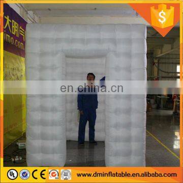 Attractive Portable Lighted Inflatable Cube Photo Booth,Kiosk For Sale