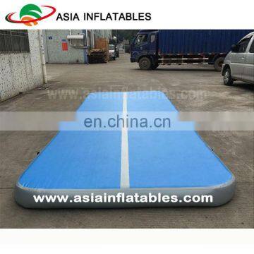 Blue Airtight Gym Inflatable Tumble Mattress For Sport Game