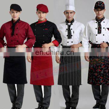 Recycle cheap wholesale custom advertising promotion reuseable cotton apron,cooking apron,kitchen apron