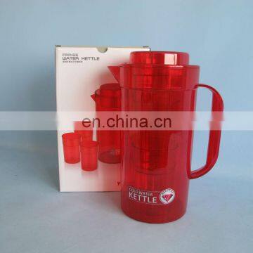 2014 transparent red jug plastic