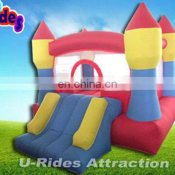 Home use Kids nylon mini inflatable bouncer with slide