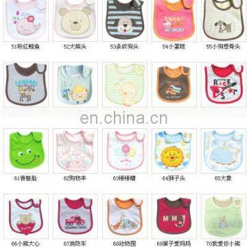 2015 Popular Baby Bib Cotton Super Soft Embroidery