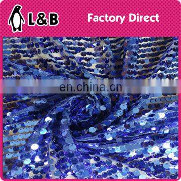 2017 High Quality Fashion Colorful Sequin Embroidery Fabric photo-4