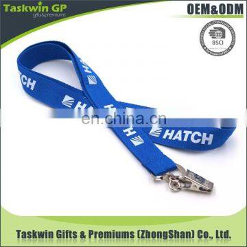 New Arrival Custom Cheap Printed Polyester Blue Lanyards no Minimum Order photo-5