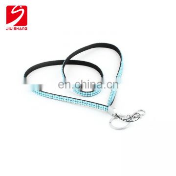 Satin Finishing Sublimation Promotion Rhinestone Lanyards