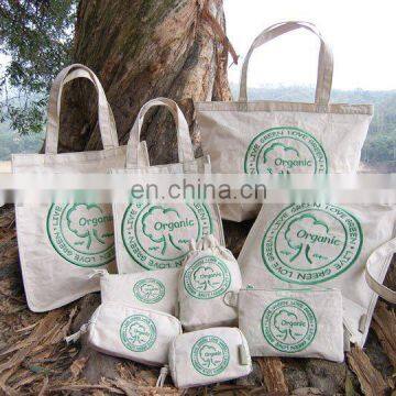 Eco-friendly recyclable embroidery Canvas Cotton Bag