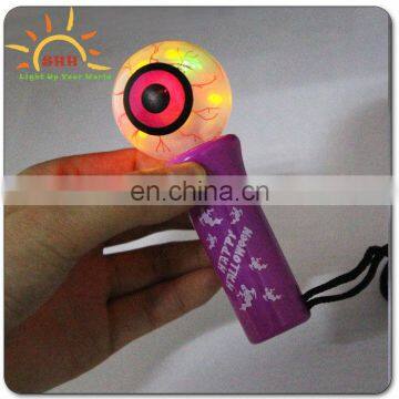 Funny plaything Light up flashing eye shape stick for special night hand hold toy