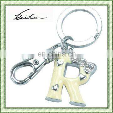 ALLOY CUSTOM METAL LETTER KEY RINGS