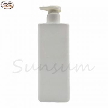 500ml White Shampoo Hair Care Products Pump Shampoo Bottle