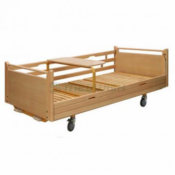 AG-BYS113 Cheap prices wooden two functions manual hospital nursing bed