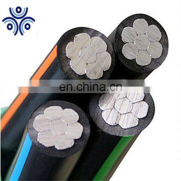 600V 2AWG 4AWG Quadruplex Underground Cable URD Cable