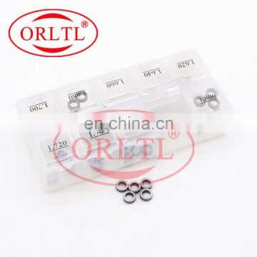 ORLTL B70 Piezo Injection Washer Size 1.620mm-1.800mm Common Rail Piezo Injector Adjustment Shim Kits 50 Pcs