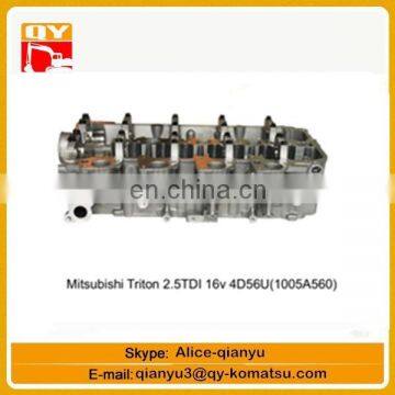 excavator engine parts Mitsubishi Triton 2.5TDI 16v 4D56U(1005A560) cylinder head