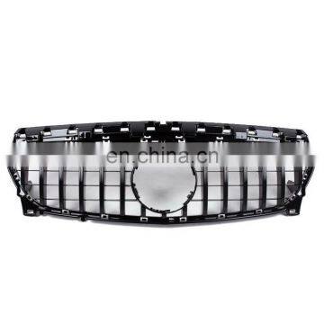 GT R Grill Grille 16-18 For Mercedes Benz CLA Class W117 CLA200 CLA250 CLA45 AMG