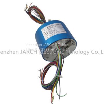 Electrical slip ring rotary joint konektor , 500RPM 12A rotating connector