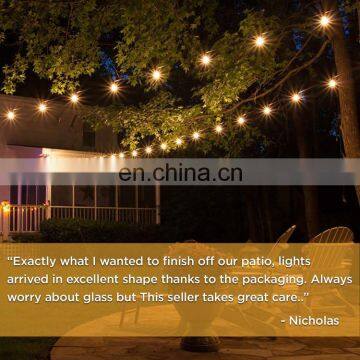 Holiday S14 LED String Bulbs for Holiday Garden Patio Christmas Use Outdoor Edison Bulb String Light Filament String Light 48ft photo-6
