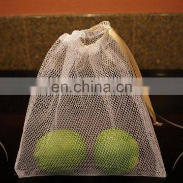 Fashionable nylon mesh produce sacks bag for fresh goods