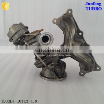 TD03L4-10TK3-4.9 turbo TD03 49131-07258 turbocharger For BMW X6 X7 740 Li (F02) 3.0L Diesel engine parts