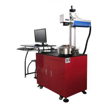 Fiber laser flange rotary marking engraving machine