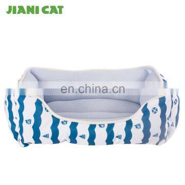 Jianicat mesh fabric blue color cheap dog bed